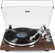 Turn-Table Record Player HQ-KZ006 High-Tech Belt-Driven Turntable System New