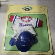 1986 Cabbage Patch Kids Doll Clothing Atlanta Braves Uniform (Sealed)