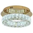 Mini LED Crystal Ceiling Light Modern Gold Flush Mount Ceiling Light Fixture ...
