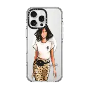 iPhone 16 Pro Max Clear Case MagSafe Compatible Femme Fashion (Transparent Case)
