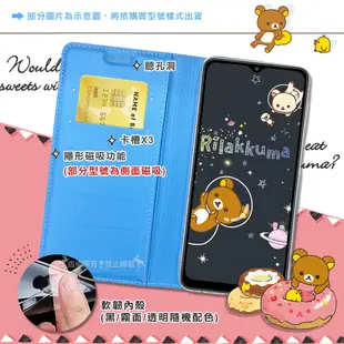 【拉拉熊 Rilakkuma】授權正版 iPhone 13 6.1吋 金沙彩繪磁力皮套 (5.7折)