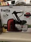 Juicer Machine, Cold Pressed, Fretta Slow Masticating Juicer, Red, S1