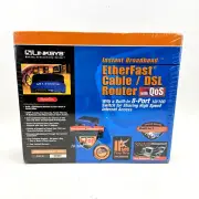 Linksys Etherfast Cable Dsl Router With 8 Port Switch model: BEFSR81 Ver 3.1