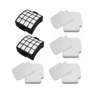 2 HEPA Filters 4 Foam Filters for Shark Stratos Lift-Away DuoClean Vacuum AZ3000