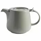 Maxwell & Williams Tint Teapot Serving Pot Ceramic Stainless Steel Light Grey...