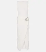 [Staud] Staud Talia wrap dress AU 16 white