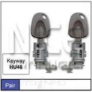Nice Door Lock Barrel - Pair, NDL122D
