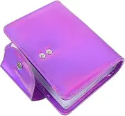 Ipetboom Nail Art Stamping Plate Pouch Compact Storage Organizer for Printing Templates Stickers Easy Open Snap Button Design Durable Portable Nail Stamp Holder for Manicure