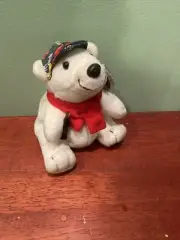 Collectable 1998 Coca-Cola COKE bear~plush~ beanie - 7 in. - w/tags