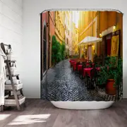 Old Town Street Shower Curtain