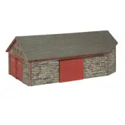 Bachmann 44-0197R OO Scale Narrow Gauge OO9 Harbour Station Goods Shed RED NEW
