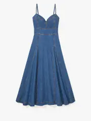 Denim Midi Dress