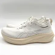 ASICS Men’s Gel Nimbus 26 Running Size 13 White/Cream |1011B794-101|