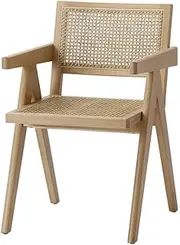 Aldrin Set of 2 Rattan Occasional Chairs Natural