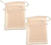 KITANDOVE 6pcs Drawstring Bag Reusable Produce Bags Mesh Cotton Produce Bags Reusable Vegetable Produce Bags Reusable Vegetable Bags Fruit Mesh Bag Bags for Produce Mesh Cotton Bag Fruit Bag