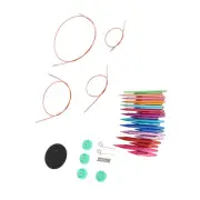 Circular Knitting Needles 3-8mm Interchangeable Circular Needles Set With Bag