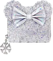 [Loungefly] X LASR Exclusive Disney Holographic Sequin Minnie Wallet, multi, Standard, Fashion