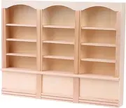 1:12 Dollhouse Mini Bookcase Display Shelf Bookshelf Locker Doll House Decor Dollhouse Furniture Accessories