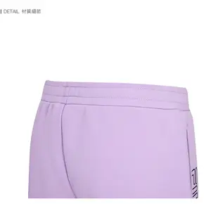 【FILA】女性 運動針織短褲-淺紫 5SHX-1467-PL