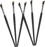 [Generic] 6pcs Angled Eyeliner Brush Set Eyeshadow Brush Brow Brush for Beginner