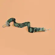 Cocopup London Dog Seat Belt Restraint Khaki Leopard
