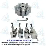 T37 Quick Change ToolPost 5 Pcs set - MIFORD Lathe, ML7, Super 7 QCTP Tool Post