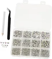 MERRYHAPY 1 Set Acrylic Nail Bead Photography Artifact Decoration Chick Decoration Products Rhinestones Unique Sunglasses Inflatable Installation Board TPU Furniture Beads Wood Silver