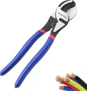 9-1/4 Inch High Leverage Cable Cutter, Heavy Duty Wire Cutter for Alumi