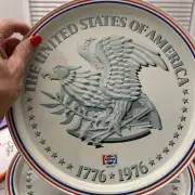 Vintage Original Bicentennial Pepsi Metal Serving Tray
