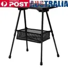 Foldable Camping Table W/ Mesh Storage Bag for Hiking Backpacking (Black)