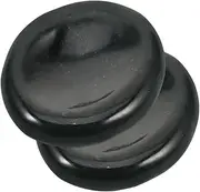 TOGEVAL 1 Pair Cold Massage Stones for Face Natural Jade Eye Masks for Soothing Fatigue Reduce Dark Circles Portable Spa Massager for All Skin Types