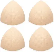 [Psyqtsuary] 2 Pairs Bra Pads Inserts Push up, Bathing Suit Insert, Swimsuit Bra Pad Inserts, Breathable Breast Enhancers Insert, Removable Bikini Padding for Bikini Sports Bra A/B, Skin Color