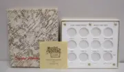 Capital Coin Holder #425 Susan B Anthony Dollar Set 1979-1981 S Proof SBA White