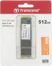 Transcend MTE220S 512 GB NVMe PCIe Gen3 x4 M.2 2280 Internal Solid State Drive