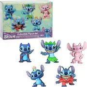 Disney’s Lilo & Stitch Collectible Stitch Figure Set, 5-Pieces, Officially Licensed Kids Toys for Ages 3 Up, Gifts and Presents by Just Play