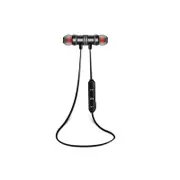 Bluetooth Headset 5.0 Wireless Sports Waterproof Stereo Dual Ear Magnetic Inhalation Ear Ear Plugs-Black