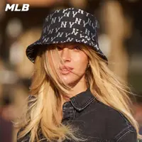 在飛比找momo購物網優惠-【MLB】漁夫帽 MONOGRAM系列 紐約洋基隊(3AHT