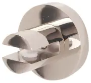Alno A8350-PC Contemporary I Bath Glass Shelf Brackets Only Polished Chrome
