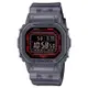【CASIO 卡西歐】G-SHOCK 男錶 電子錶 橡膠錶帶 半透明 漸變色 藍牙連結 防水200米 DW-B5600 ( DW-B5600G-1 )