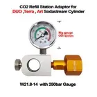 W21.8 Quick Connect adapter refill station for SodaStream Art Terra Cylinder