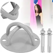 Pull Strap Fixed Bracket,Aerial Yoga Hanging Pull Strap, Installation Fixed Plate Expansion Screw Mount Bracket Wall and Ceiling Mount Bracket for Suspension Straps Gymnastic Ring