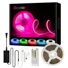RGB COB Led Strip Kit, 9.8FT Ultra Bright (840LEDs/m) Bluetooth Led Lights wi...