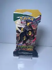 Pokémon Evolving Skies - UMBREON Sleeved Booster Pack - Brand New Factory Sealed