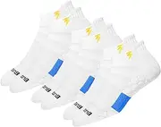 [BLITZSOX] Hi-Tech Performance Athletic Low Cut Ankle Socks for Men Women (Running, Fitness & Training), Pack of 3