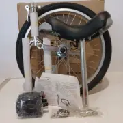 FUN Brand UNICYCLE 19” WHEEL Cycling In & Out Door Chrome Unassembled