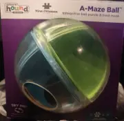 Outward Hound A-Maze Ball Interactive Ball Puzzle & Treat Maze Dog Toy
