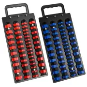 96-Piece Portable Socket Organizer Steel Tray, Socket Holders with Portable H...