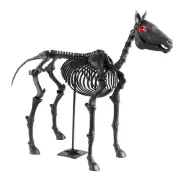 5.5 Ft. LED Black Skeleton Pony Horse For Hearse Home Depot Home Accents Holiday