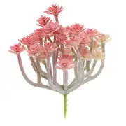 Mini Artificial Succulent Plants Unpotted Fake Succulents Picks Red