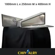 Aluminium Flat Plate LC79 Under Tray Toolboxes with Whale Tail Locks